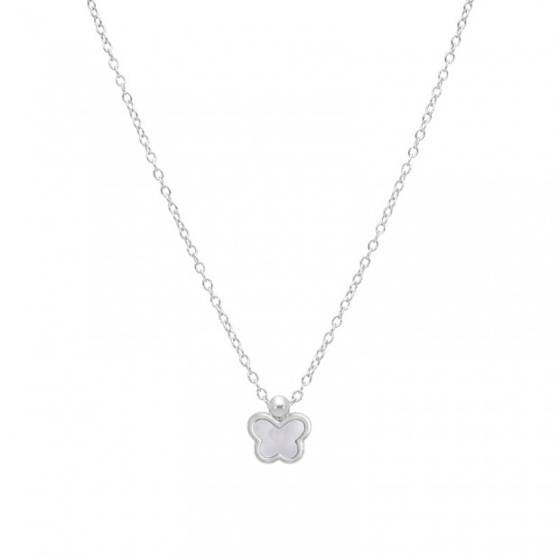 Collar de mariposa plata Collar de mariposa plata