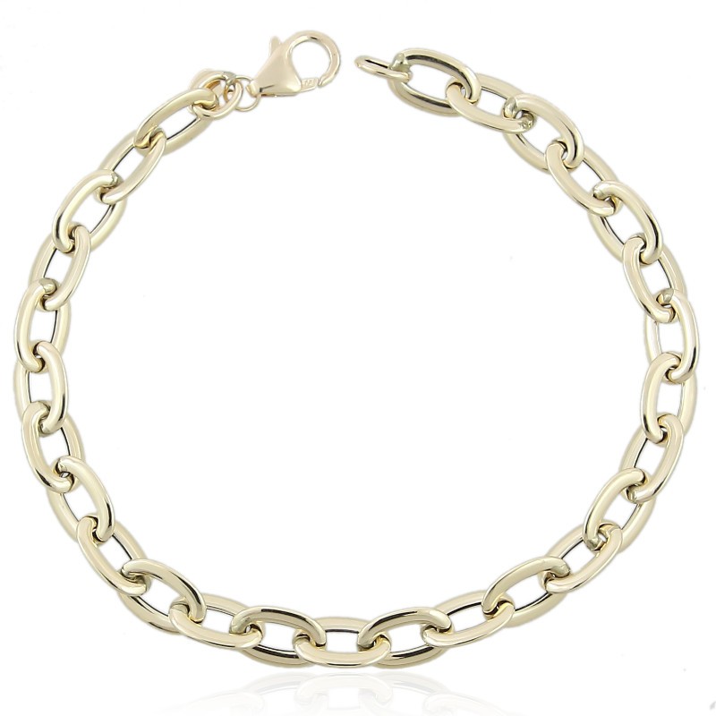Pulsera de oro 18k eslabones