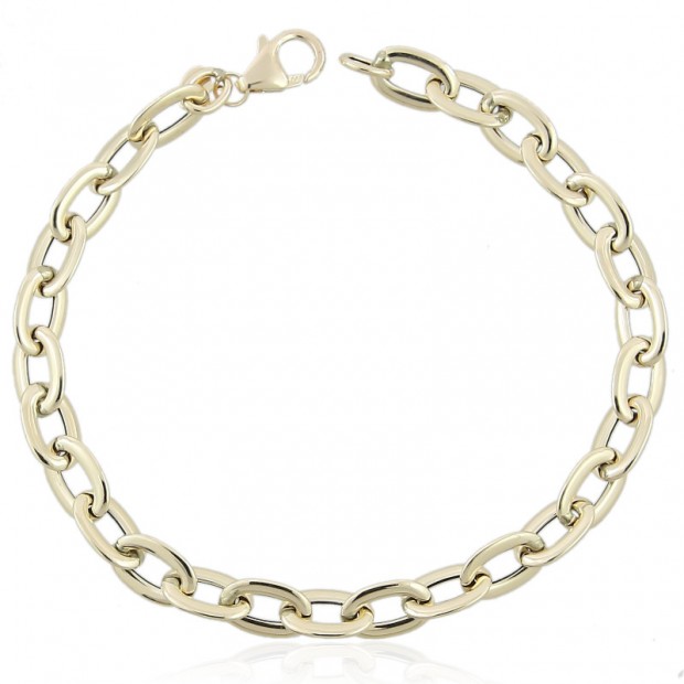 Pulsera de oro 18k eslabones