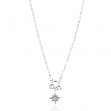 Collar estrella Polar de plata