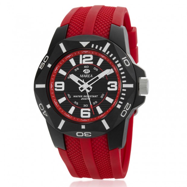 Reloj Marea deportivo para hombre color rojo