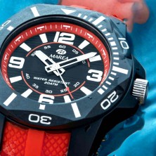 Reloj Marea deportivo para hombre color rojo