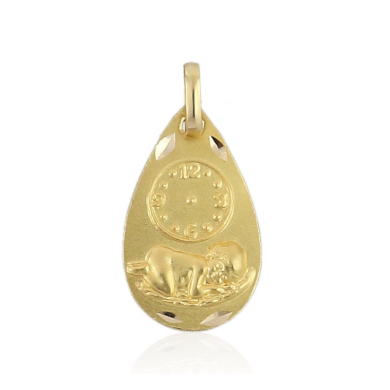 Medalla oro bebé 18k