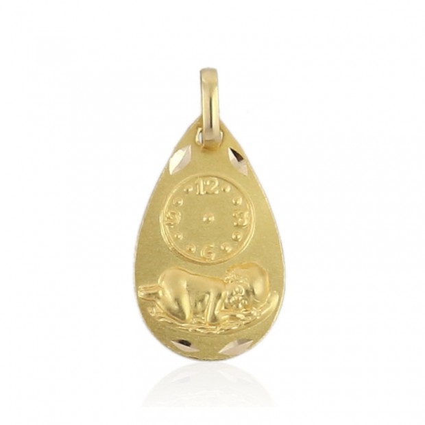Medalla oro bebé 18k