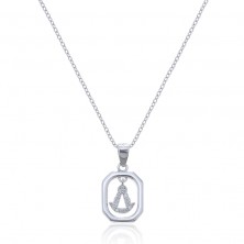 Collar Virgen del Rocío de plata 925