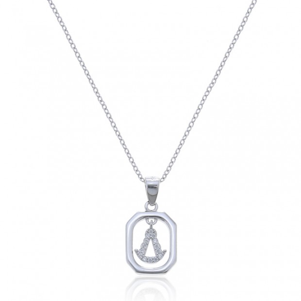 Collar Virgen del Rocío de plata 925