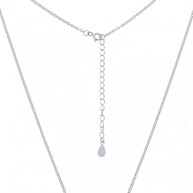 Cadena plata libélula