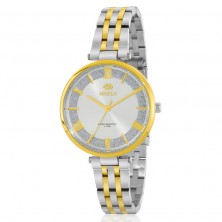 Reloj plateado y dorado Marea para mujer