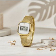 Reloj digital dorado para mujer Marea B35363/4