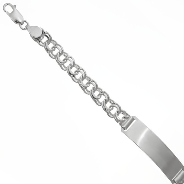 Esclava húngara de plata para hombre