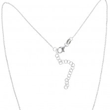 Collar de plata Tiga Hati