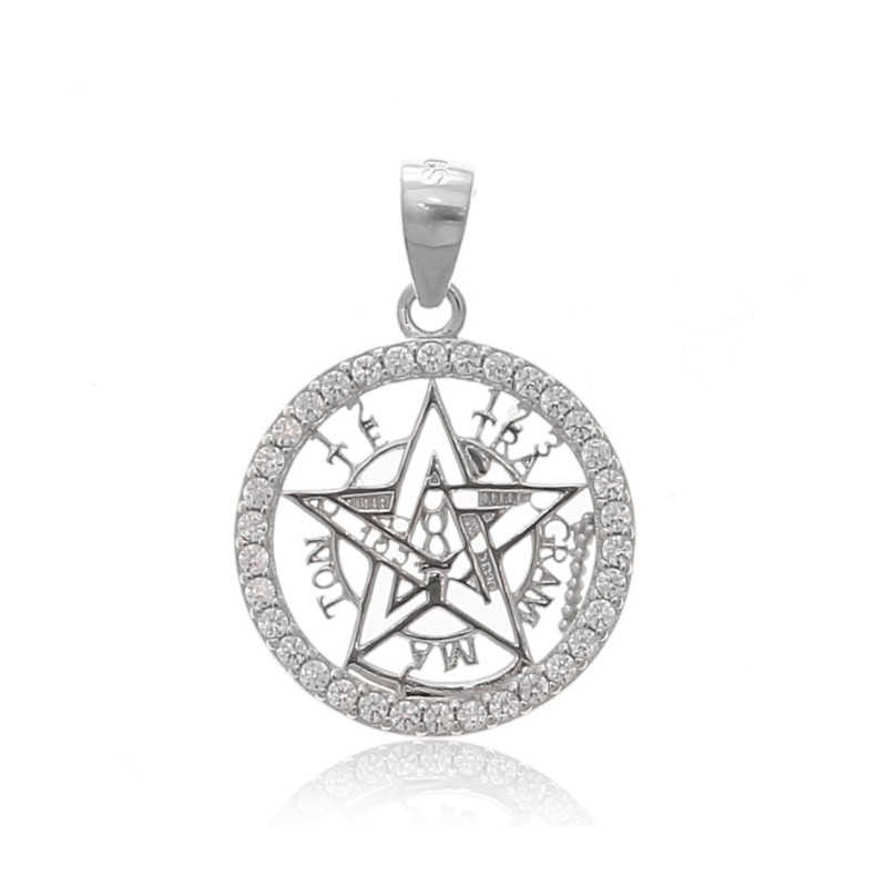 Colgante Tetragramaton plata