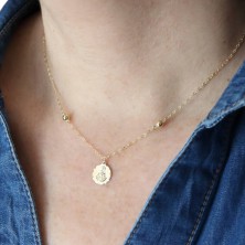 Collar Virgen del Rocío oro 18kt