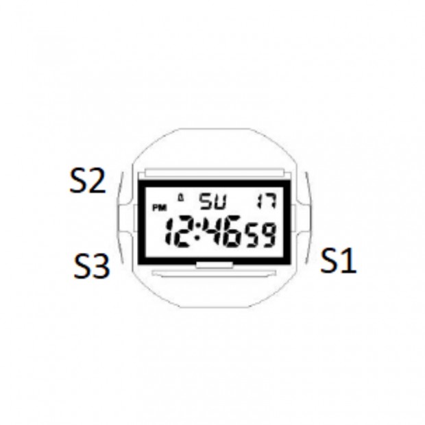 Reloj Marea digital B35313-1